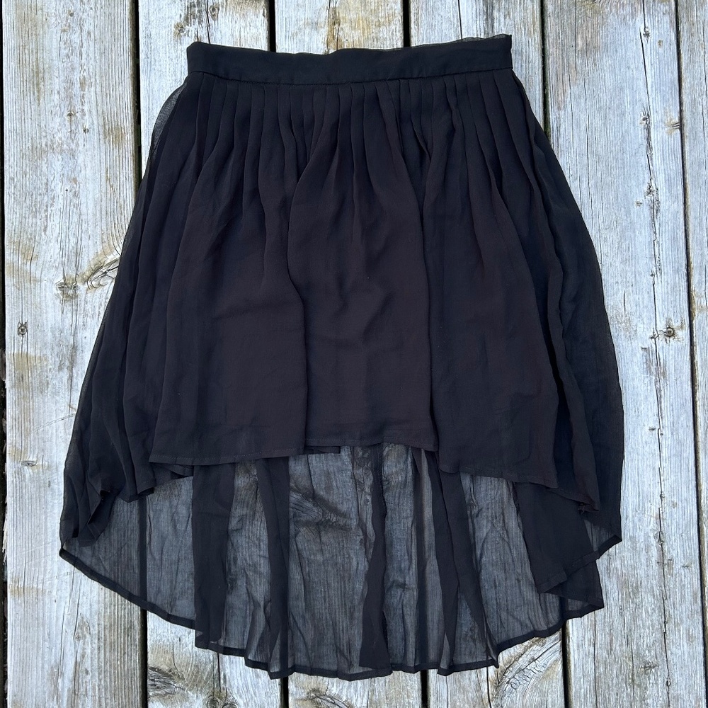 Dynamite⎪High Low Pleated Skirt